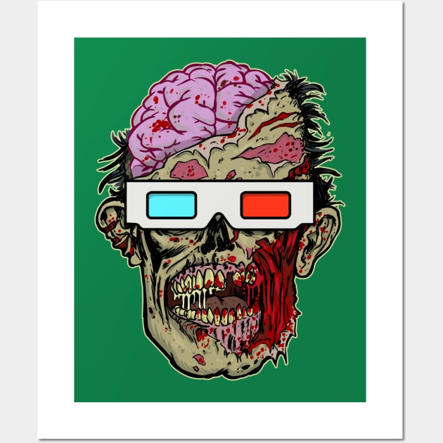 Zombie Wall Art by AtomicMadhouse